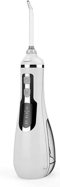 HeiDD Water Flosser Portable Dental Oral Irrigator with 3 Modes, 4 Replaceable Jet Tips, Rechargeable Waterproof Teeth Cleaner for Home and Travel, 200ml Detachable Reservoir