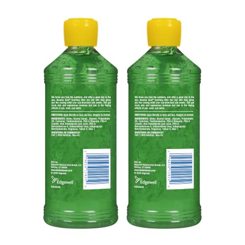 Banana Boat Soothing After Sun Gel with Aloe Twin Pack | Aloe Vera Gel, Sunburn Relief, After Sun Care, 16 fl oz each
