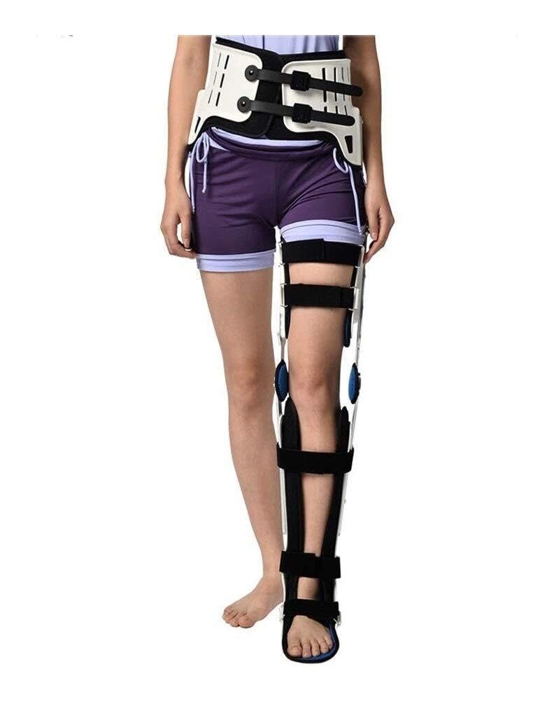 Adjustable Hip Knee Ankle Foot Orthosis for Leg Fracture, Lower Limb Paralysis Hip Support, Abduction Hinge