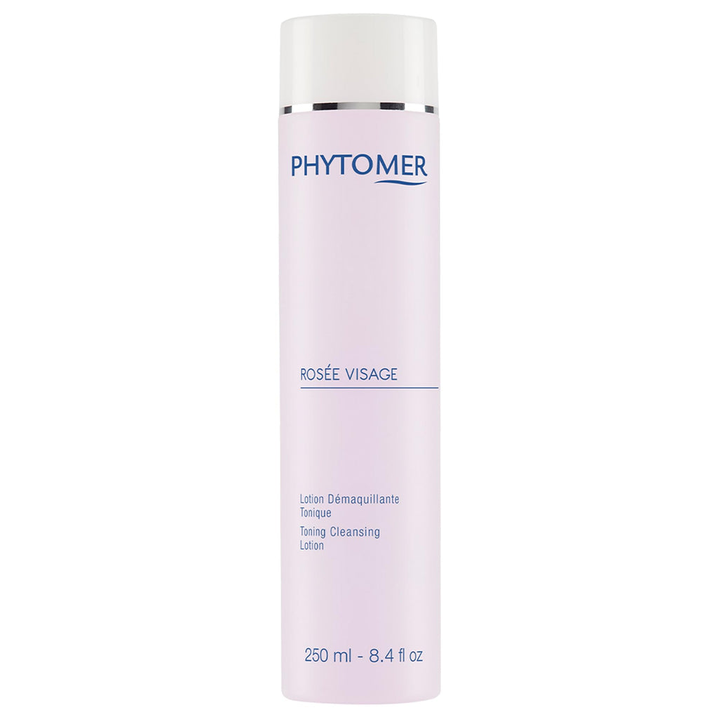 PHYTOMER Rosée Visage Face Toning Cleansing Lotion | All in One Cleanser, Makeup Remover & Toner | Gentle, Alcohol-Free Formula with Rose Water for Soft, Supple Skin (250 ml)