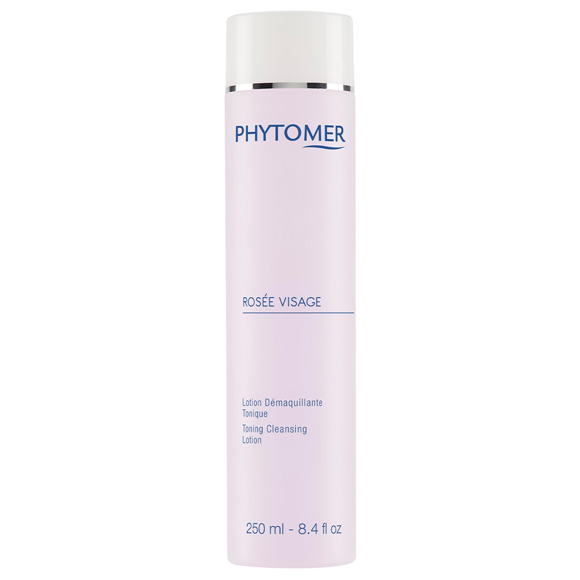 PHYTOMER Rosée Visage Face Toning Cleansing Lotion | All in One Cleanser, Makeup Remover & Toner | Gentle, Alcohol-Free Formula with Rose Water for Soft, Supple Skin (250 ml)