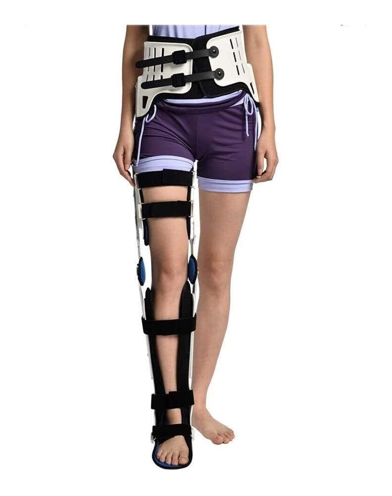 Adjustable Hip Knee Ankle Foot Orthosis for Leg Fracture, Lower Limb Paralysis Hip Support, Abduction Hinge