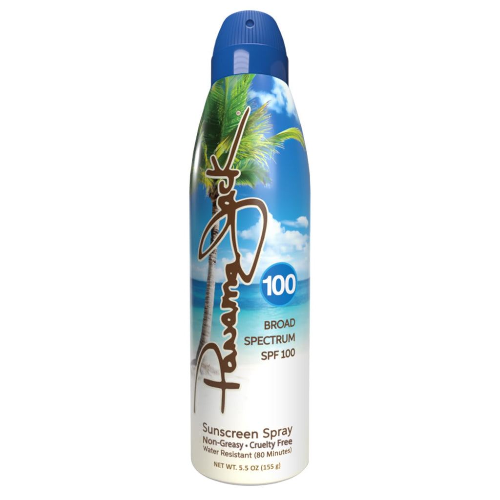 Continuous Spray Sunscreen - SPF 100, Broad Spectrum UVA/UVB Protection, PABA, Paraben, Gluten & Cruelty Free, Water Resistant (80 Minutes), 5.5 OZ