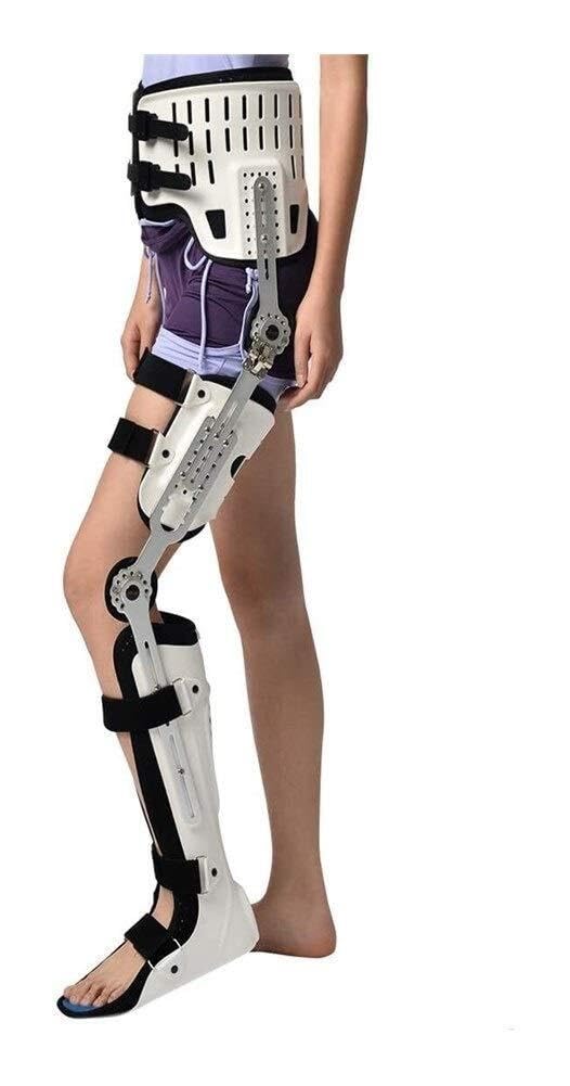 Adjustable Hip Knee Ankle Foot Orthosis Leg Support Brace