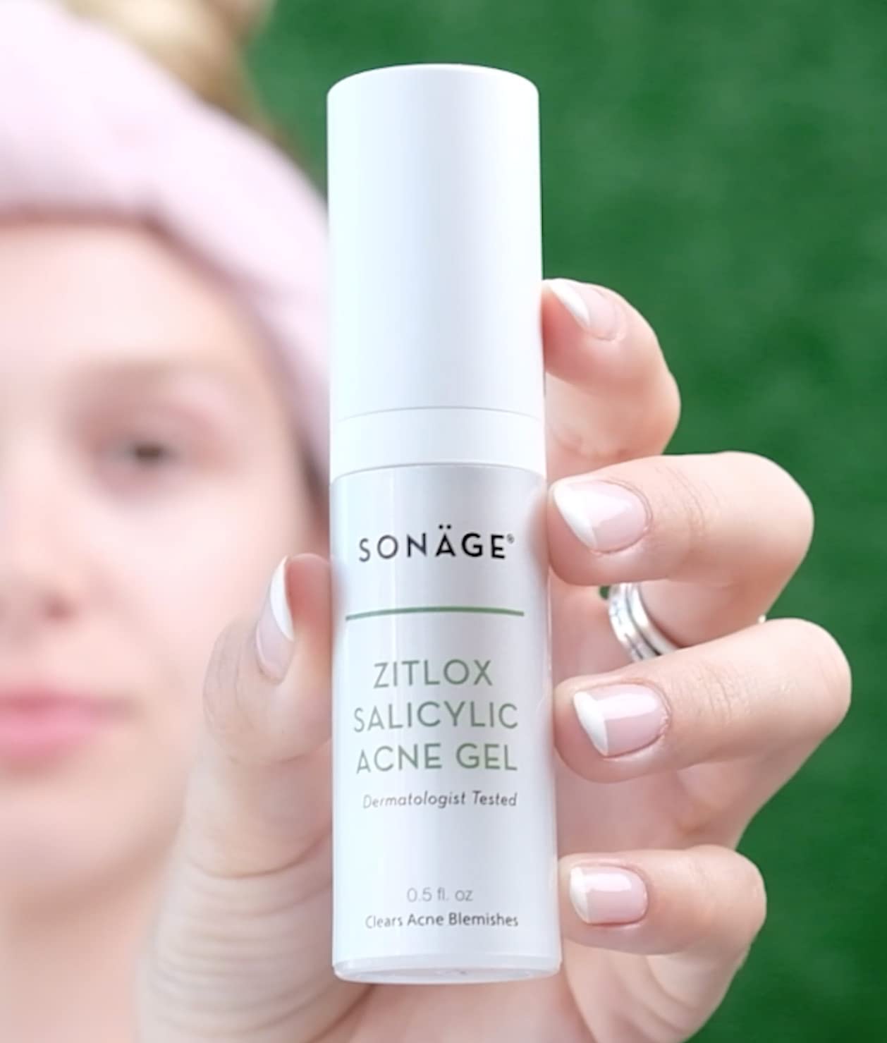 SONAGE Acne Skin Care Kit - Cleanser, Exfoliator, Acne Spot Treatment, Moisturizer