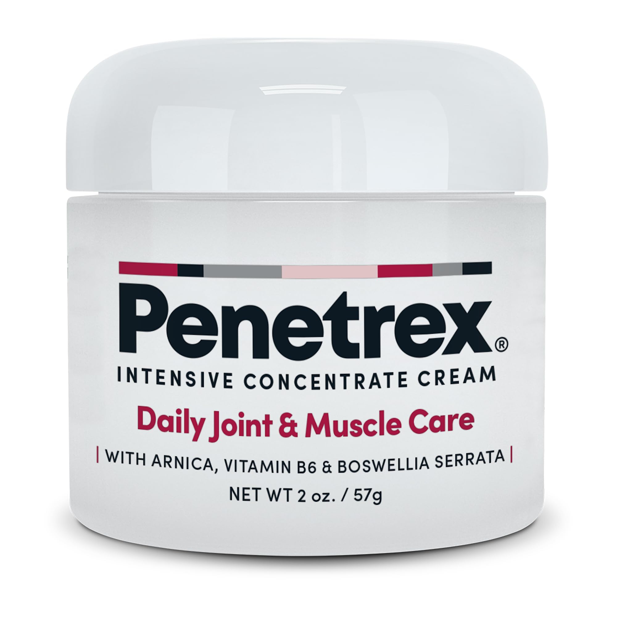 Penetrex Daily Care Cream – Arnica, Vitamin B6, MSM & Boswellia – Lightweight Botanical Formula for Everyday Use – Non-Greasy Moisturizing Cream (2 oz)