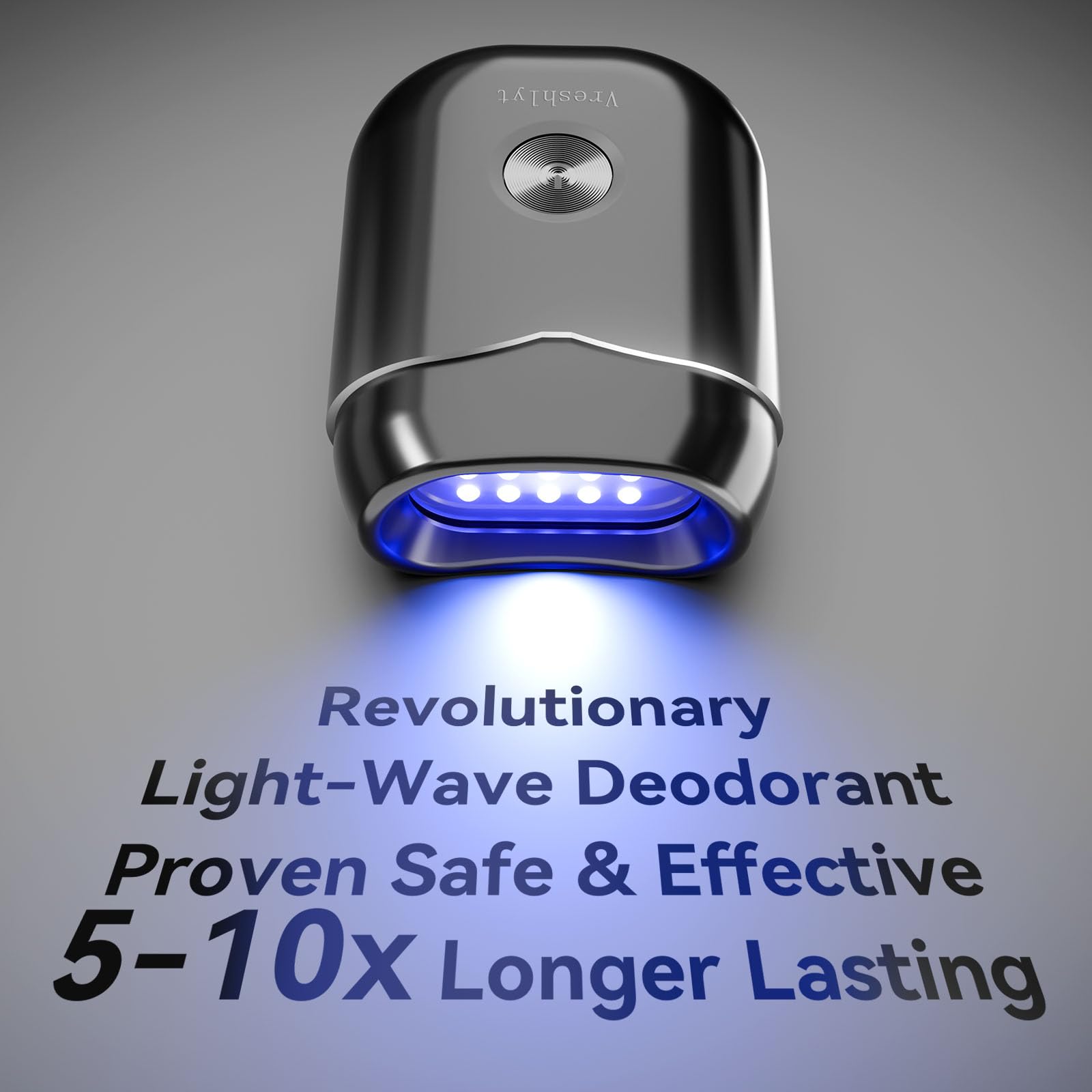 Vreshlyt Electronic Deodorant Body Odor Control Protection Device of Aluminum Free Deodorant for Men Women, Light Wave Body Odor Eliminator for Men Women, Innovative Hygiene Essentials Product