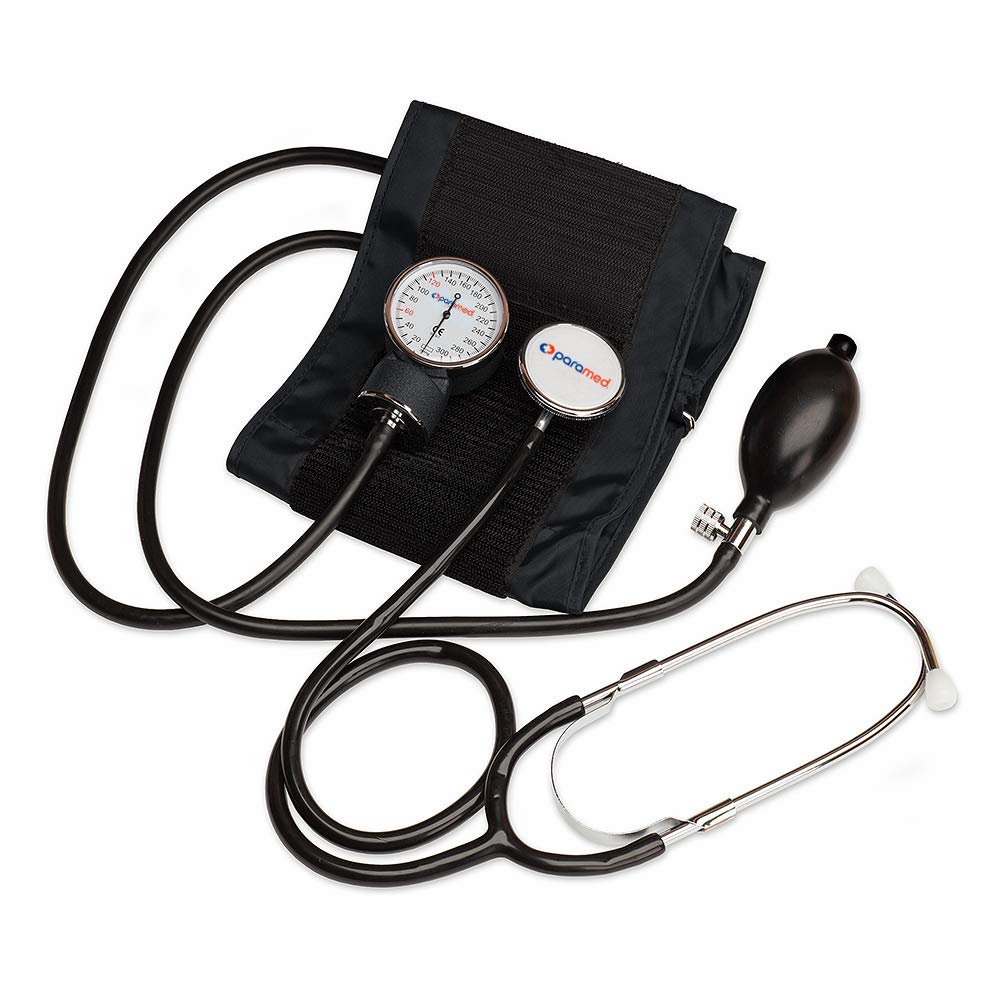 PARAMED Manual Blood Pressure Cuff Aneroid Sphygmomanometer