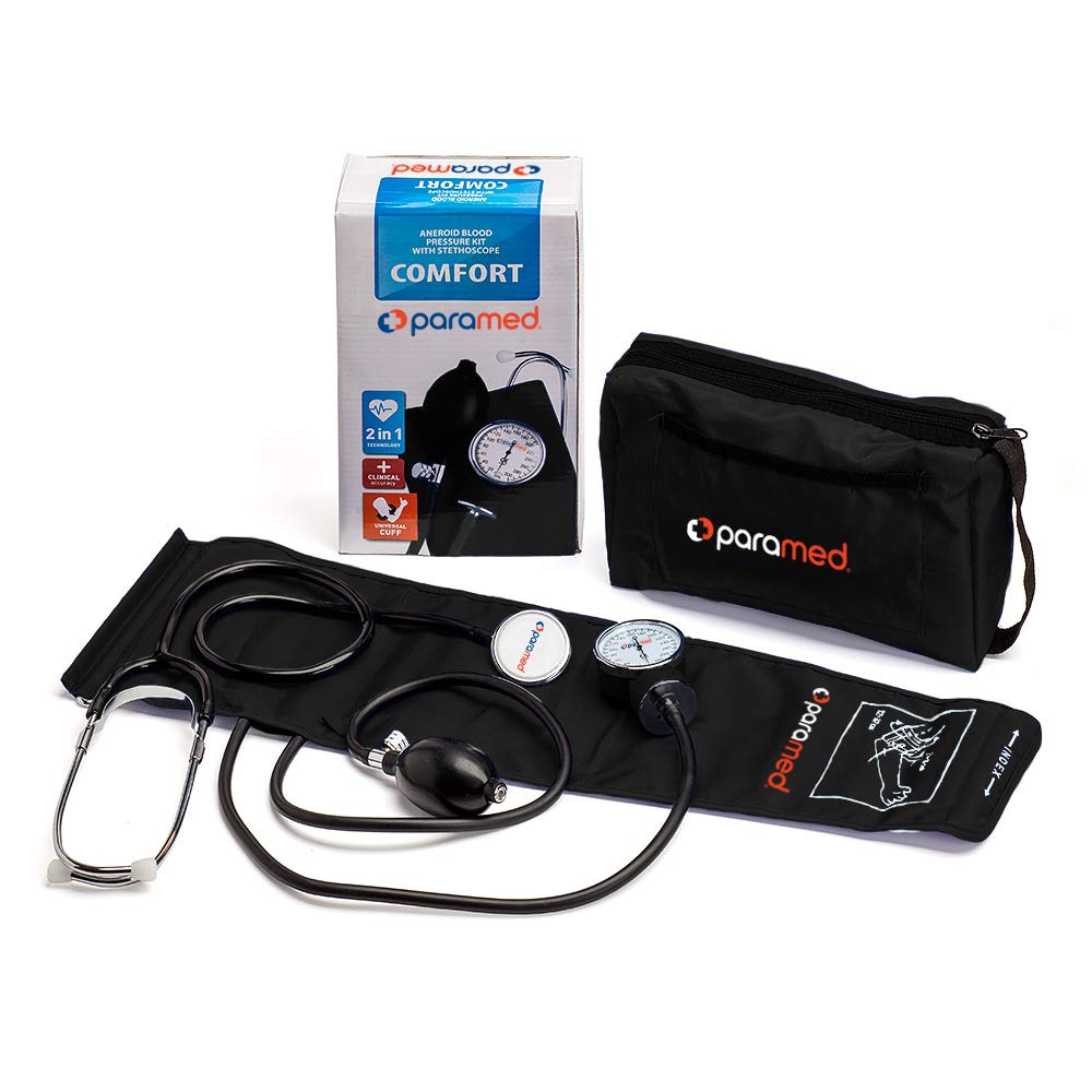 PARAMED Manual Blood Pressure Cuff Aneroid Sphygmomanometer