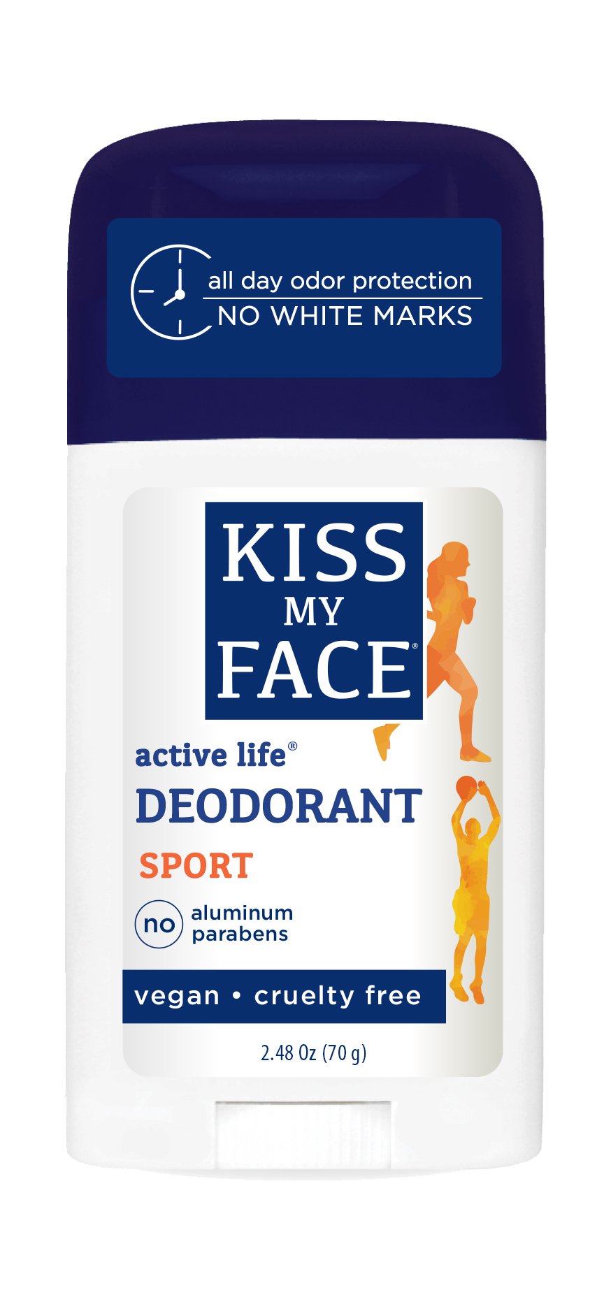 Kiss My Face Active Life Lavender Deodorant - Aluminum Free Deodorant for Women and Men - With added Grapefruit Seed Extract, Rosemary and Sage