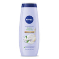 NIVEA Refreshing Body Wash with Nourishing Serum, Scented