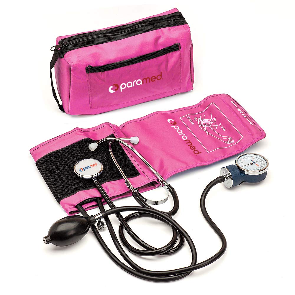 PARAMED Manual Blood Pressure Cuff Aneroid Sphygmomanometer