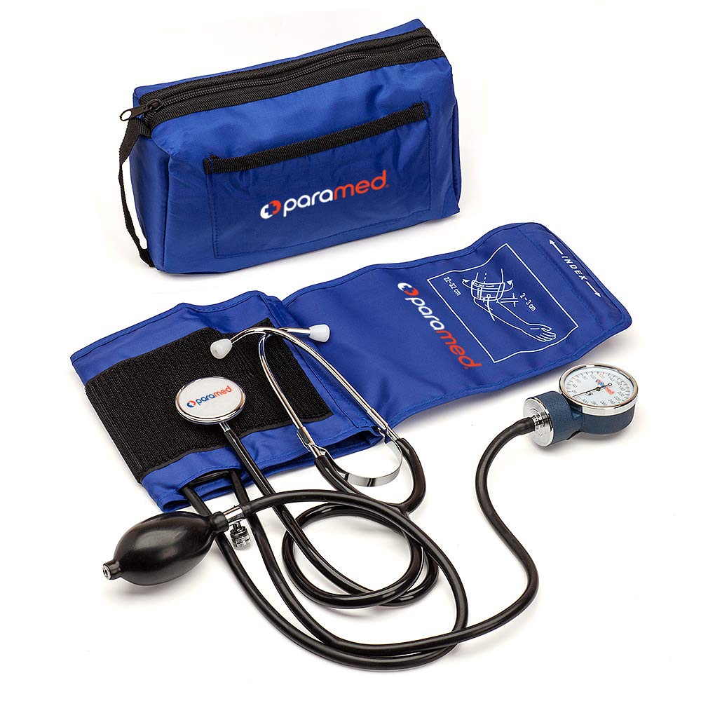PARAMED Manual Blood Pressure Cuff Aneroid Sphygmomanometer