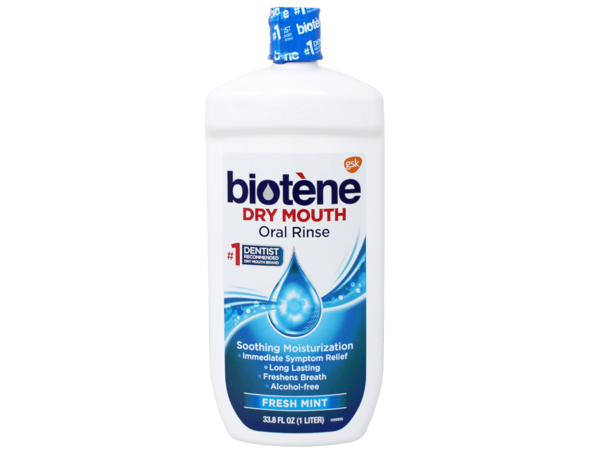 Biotene Fresh Mint Mouthwash & Toothpaste Kit: Includes Dry Mouth Oral Rinse Mouthwash 33.8 oz & Fluoride Toothpaste 4.3 oz