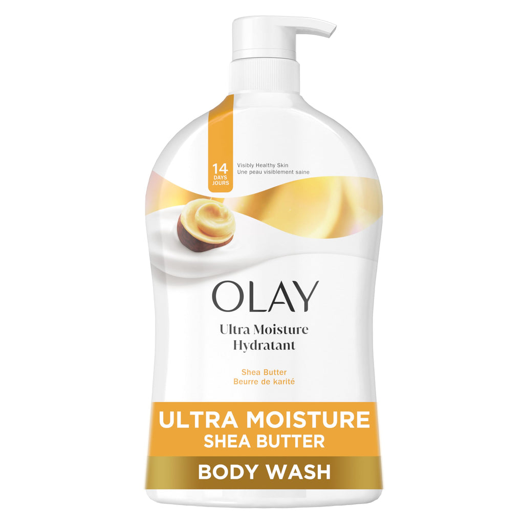 Olay Body Wash for Women, Ultra Moisture, 24hr Moisturizing, Hydrating & Refreshing, B3 Vitamin Complex, Free of Parabens & Phthalates, for All Skin Types