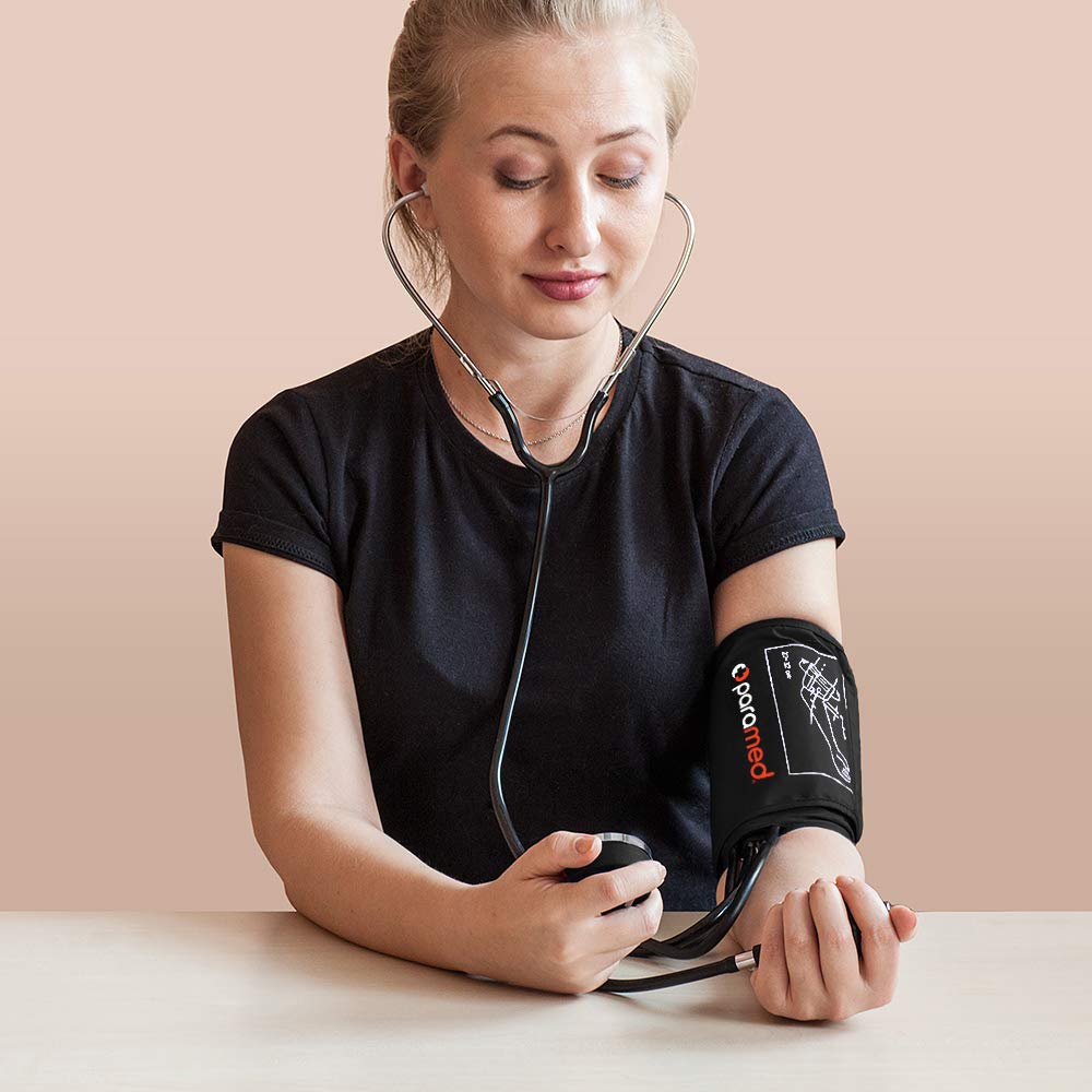 PARAMED Manual Blood Pressure Cuff Aneroid Sphygmomanometer