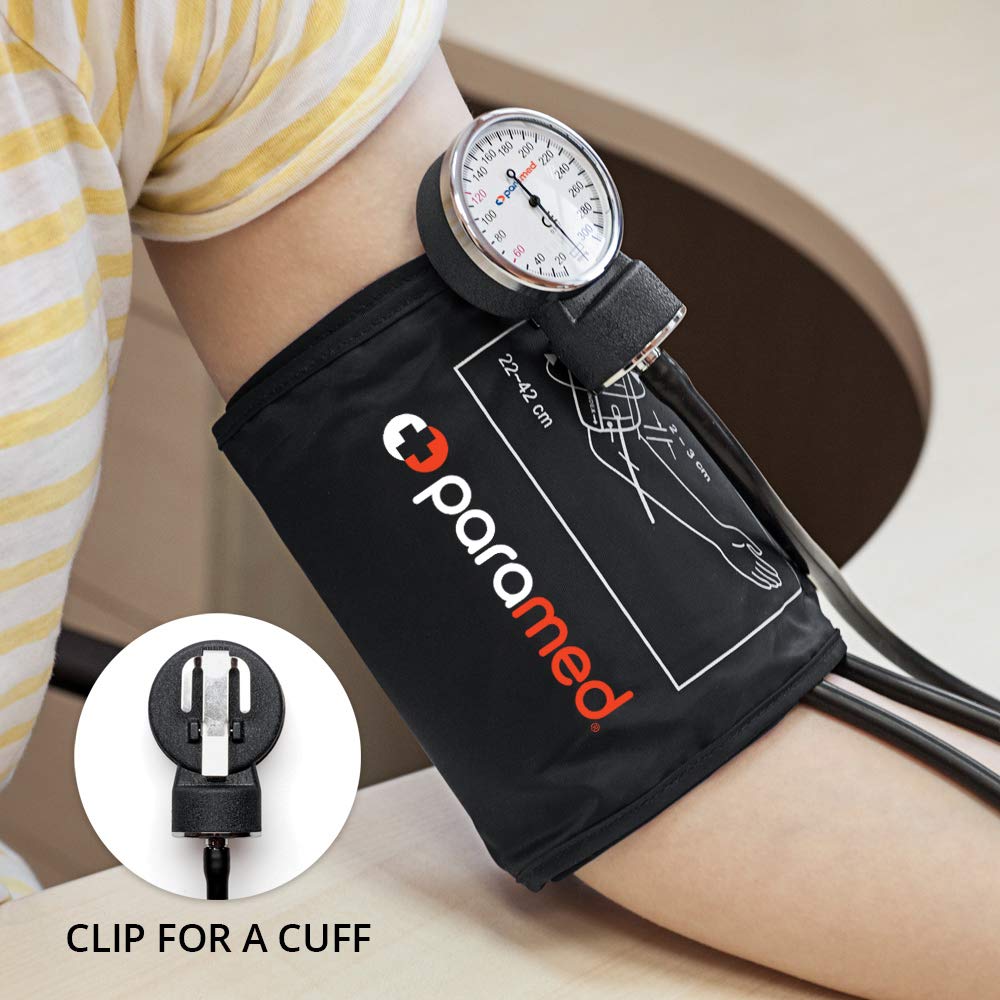 PARAMED Manual Blood Pressure Cuff Aneroid Sphygmomanometer