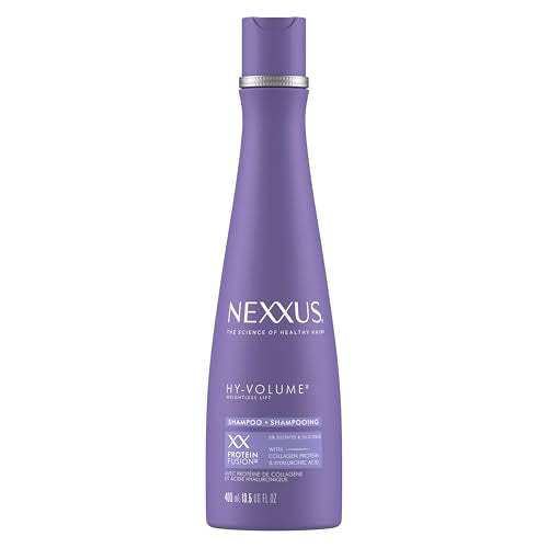 Nexxus HY-VOLUME™ Shampoo for Lift and Volume for Flat & Limp Hair Hair Care Powered by MAGNITUBE VOLUMIZER Technology with Hyaluronic Acid 13.5 oz