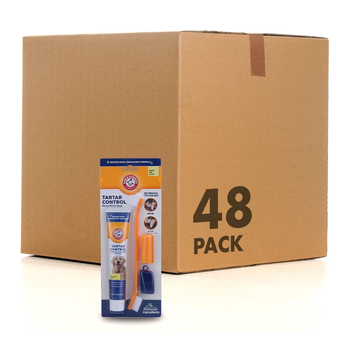 Arm & Hammer for Pets Tartar Control Kit for Dogs | Contains Toothpaste