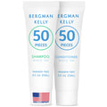BERGMAN KELLY Travel Shampoo and Conditioner Set, Delight Your Guests with a Revitalizing and Refreshing Hotel Toiletries and Gest Hospitality in Bulk