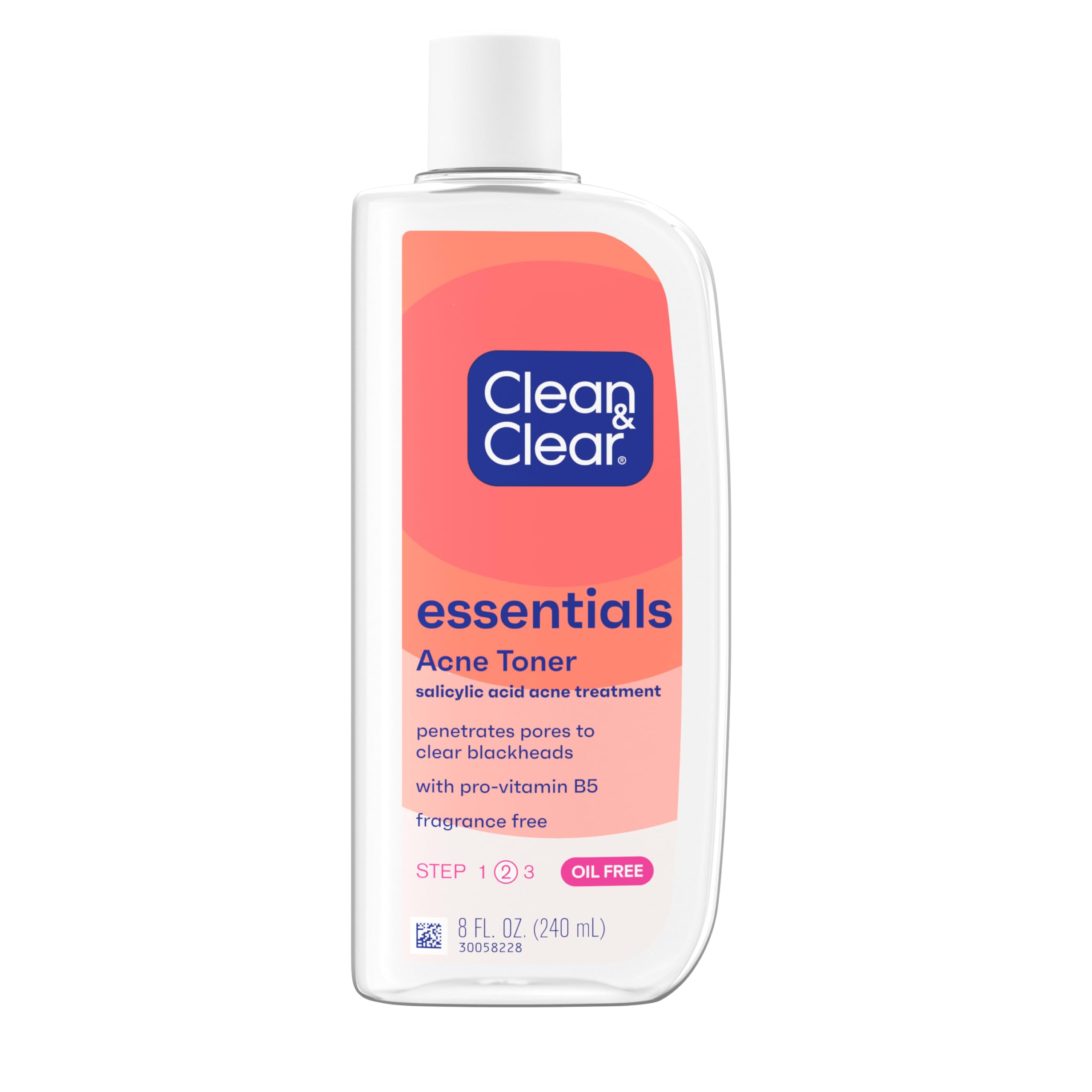 Clean & Clear Essentials Oil-Free Acne Toner, 2% Salicylic Acid Acne
