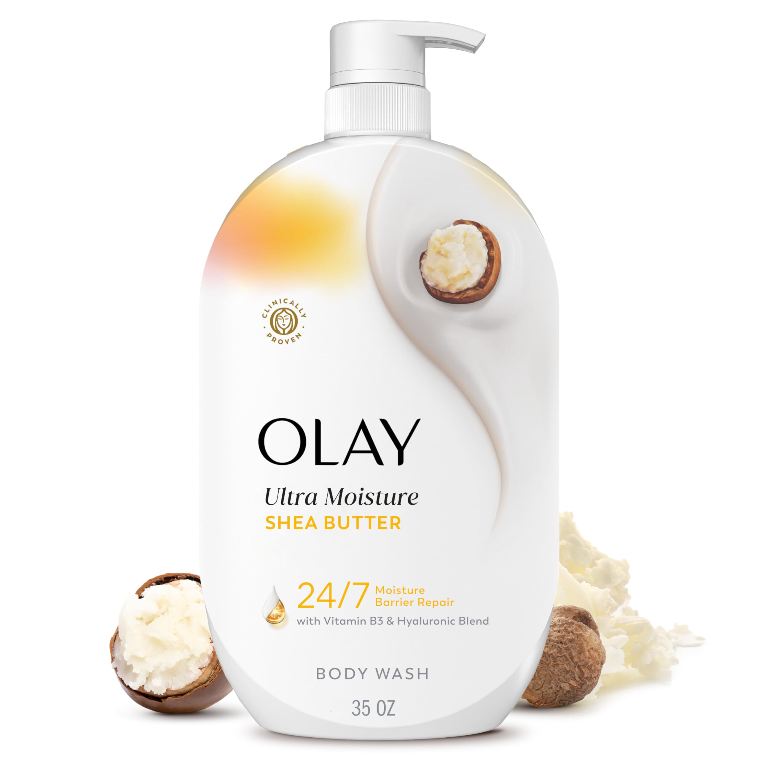 Olay Body Wash for Women, Ultra Moisture, 24hr Moisturizing, Hydrating & Refreshing, B3 Vitamin Complex, Free of Parabens & Phthalates, for All Skin Types