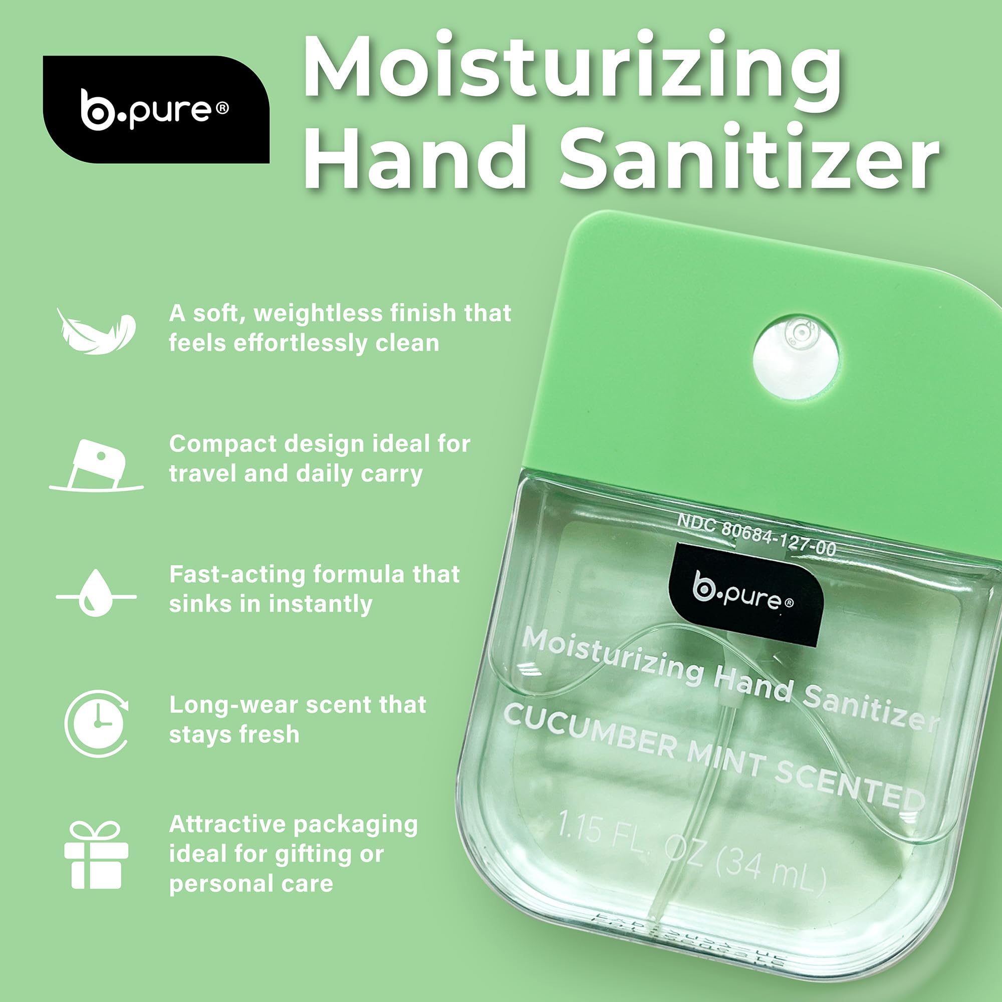 b.pure Moisturizing Hand Sanitizer Spray