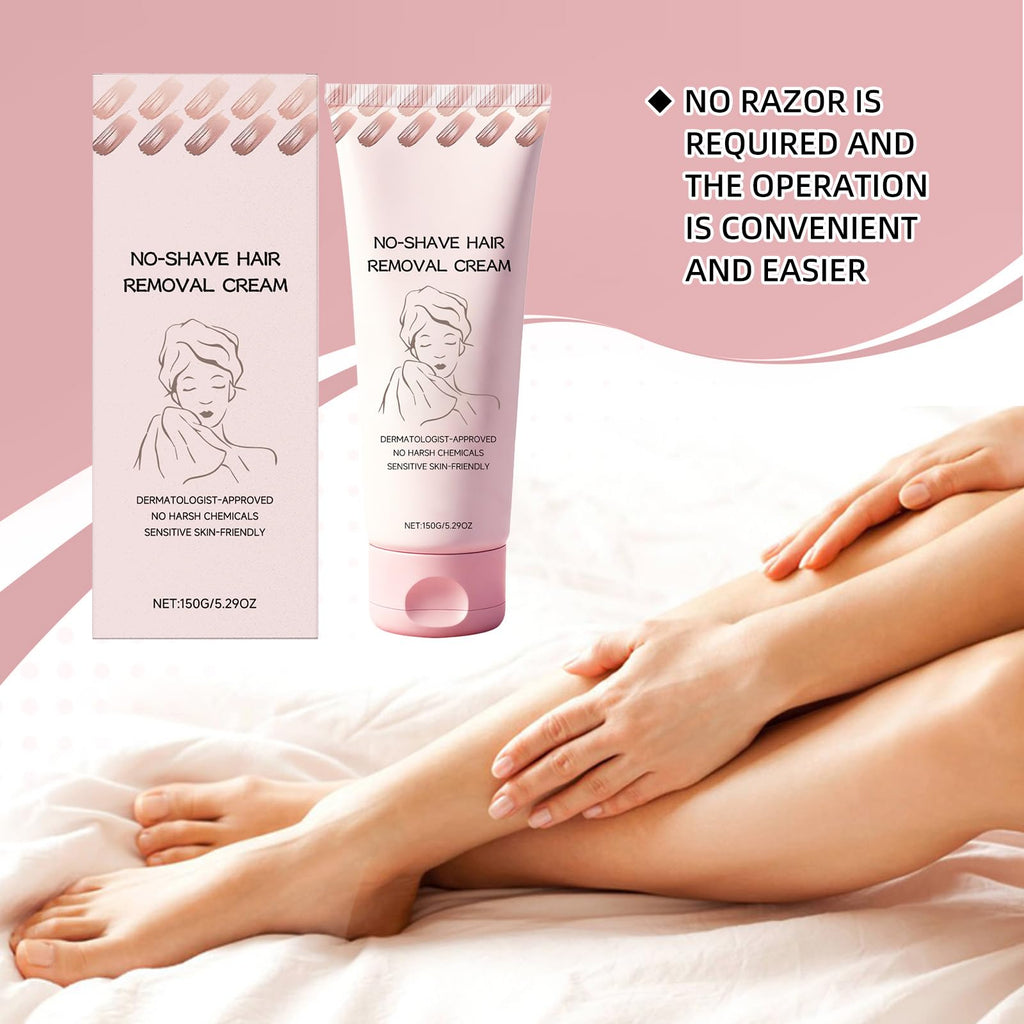 Bare Basics Hair Removal Cream,No Shave Hair Remover for Women, Fast and Gentle, Moisturizes and Nurtures Skin, Leaves Skin Smooth & Soft, 5.29 oz (1 PC)