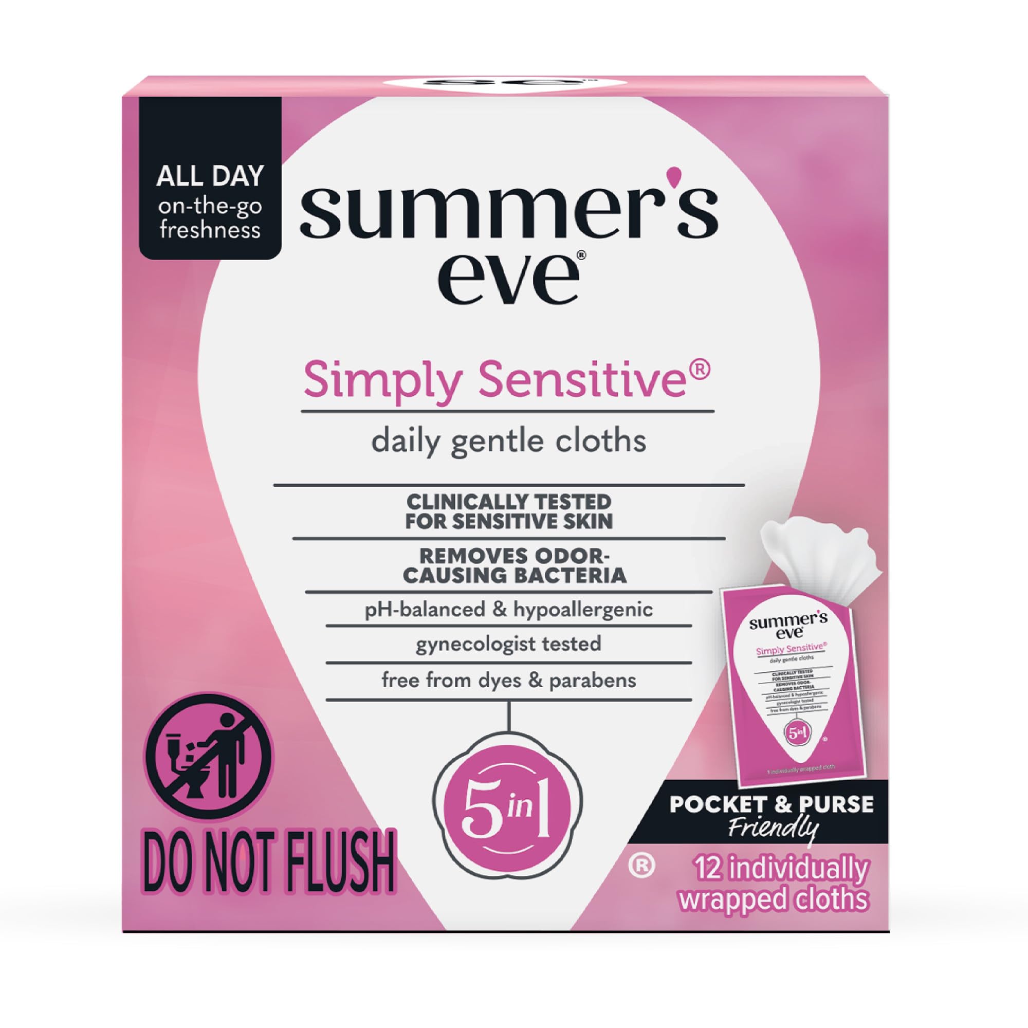 Summer's Eve Skin Cleaning Wipe
