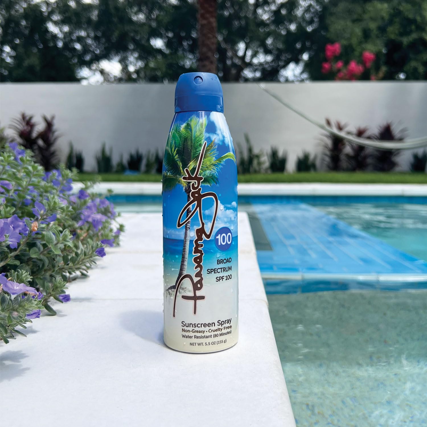 Continuous Spray Sunscreen - SPF 100, Broad Spectrum UVA/UVB Protection, PABA, Paraben, Gluten & Cruelty Free, Water Resistant (80 Minutes), 5.5 OZ