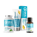 Great Oral Health Dentist Formulated Trio Bundle - Remineralizer Nano-Hydroxyapatite Citrus Blast Toothpaste - Mint Oral Probiotics for a healthy microbiome- OraRestore Oral Health Essential Oil Blend
