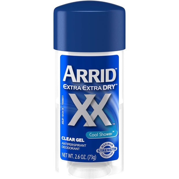 Arrid Cool Shower Clear Gel Deodorant 2.6 oz 2-Pack