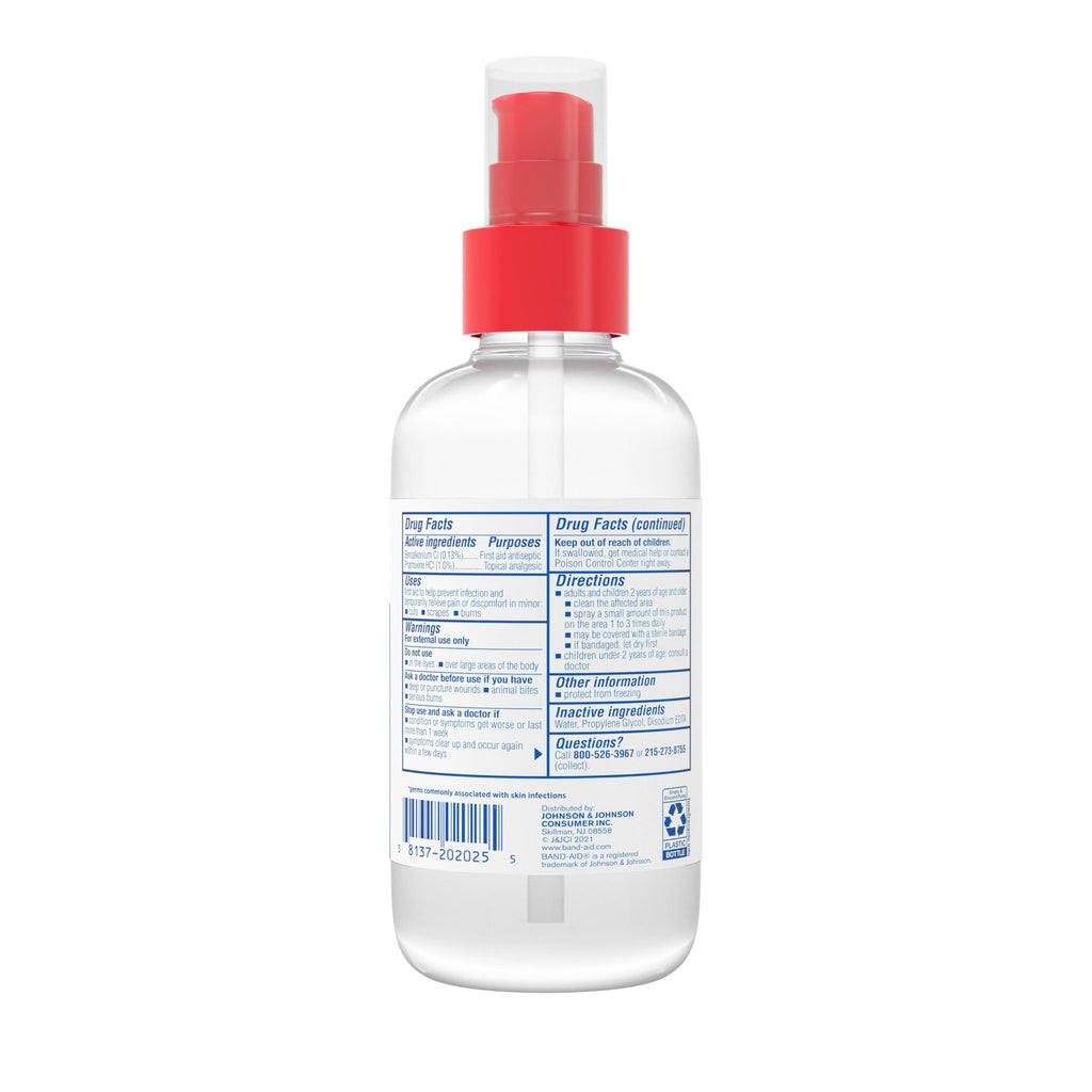 Band-Aid Antiseptic Cleansing Spray