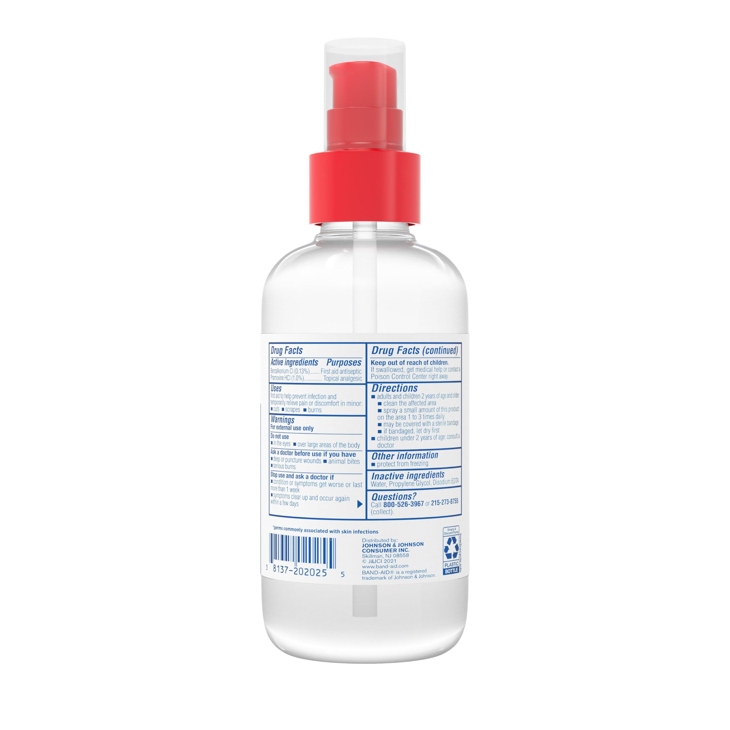 Band-Aid Antiseptic Cleansing Spray