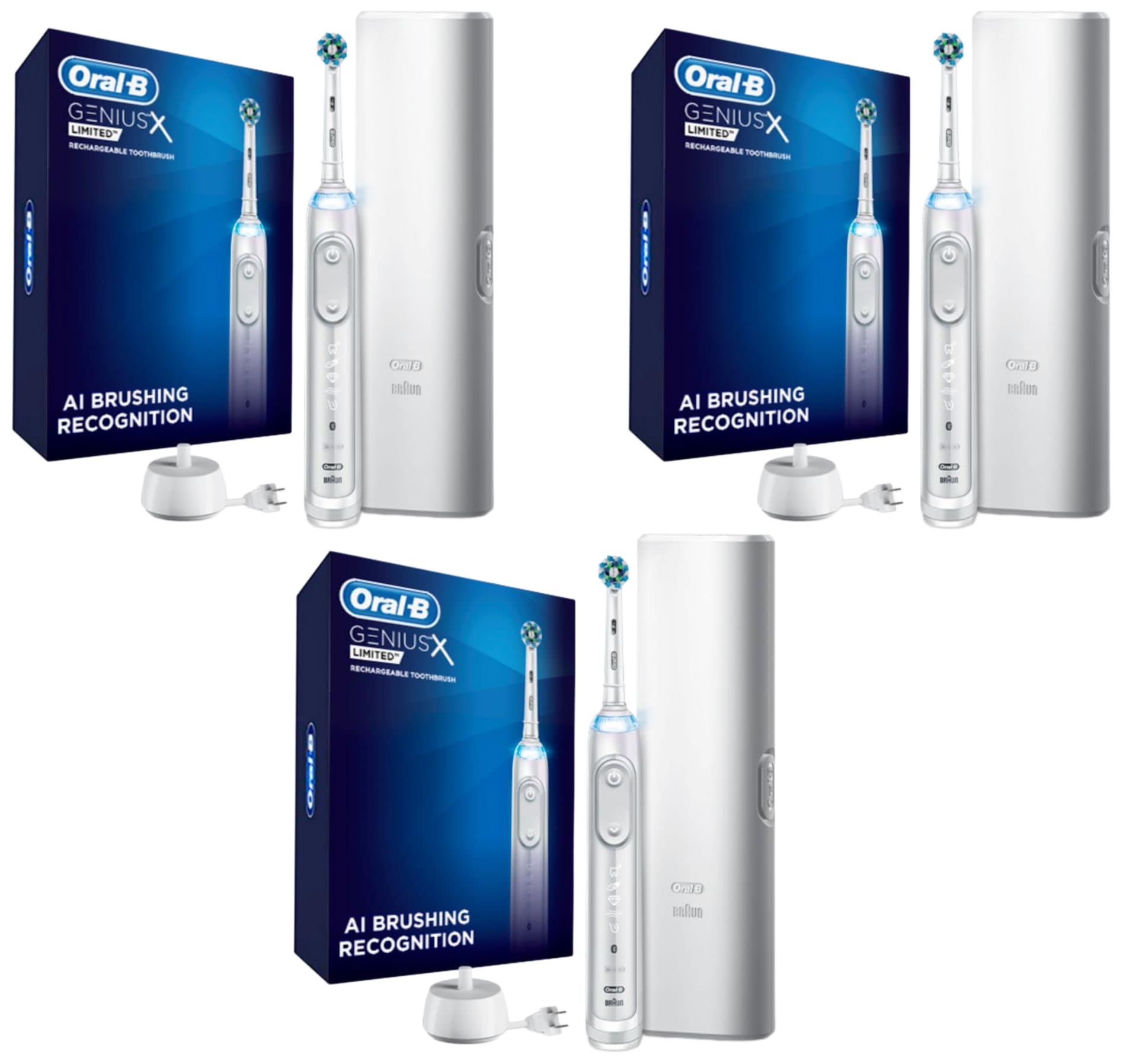 Oral-B Genius x Electric ai Enabled and Rechargeable Plastic