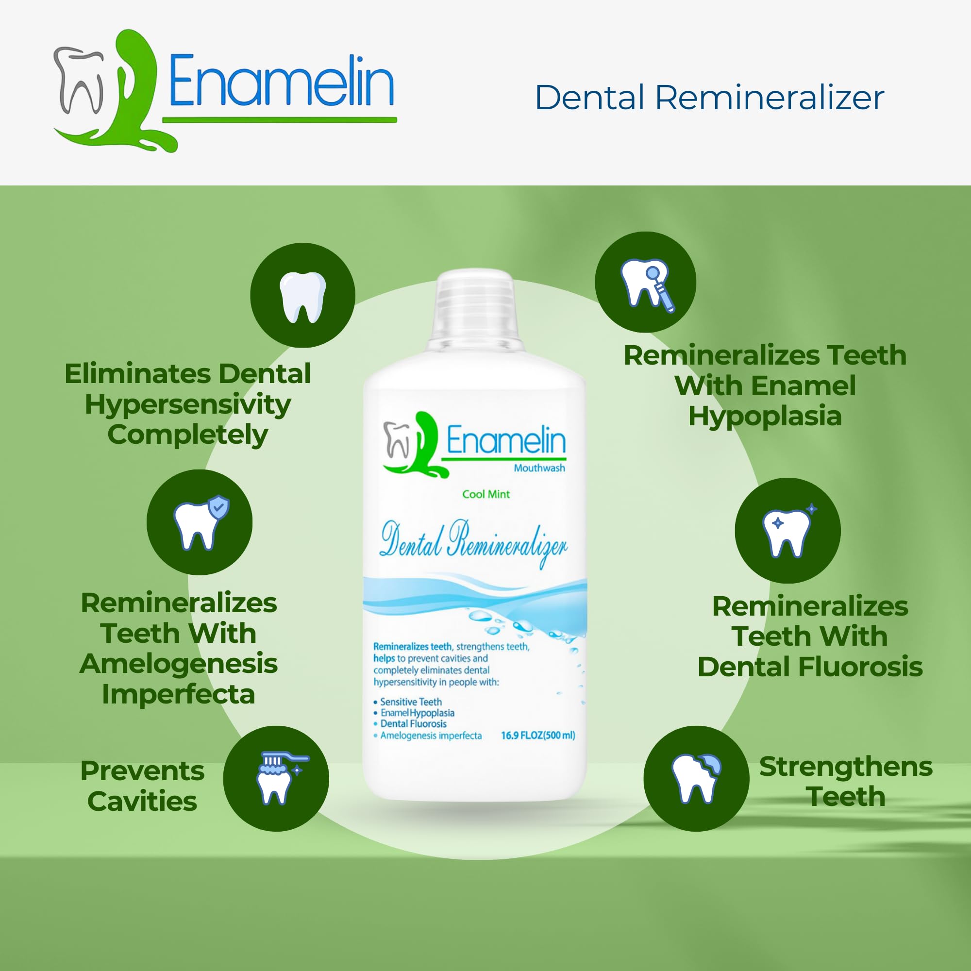 Sensitive Teeth Relief | Enamelin Dental Remineralizer – Enamel Repair 10pk