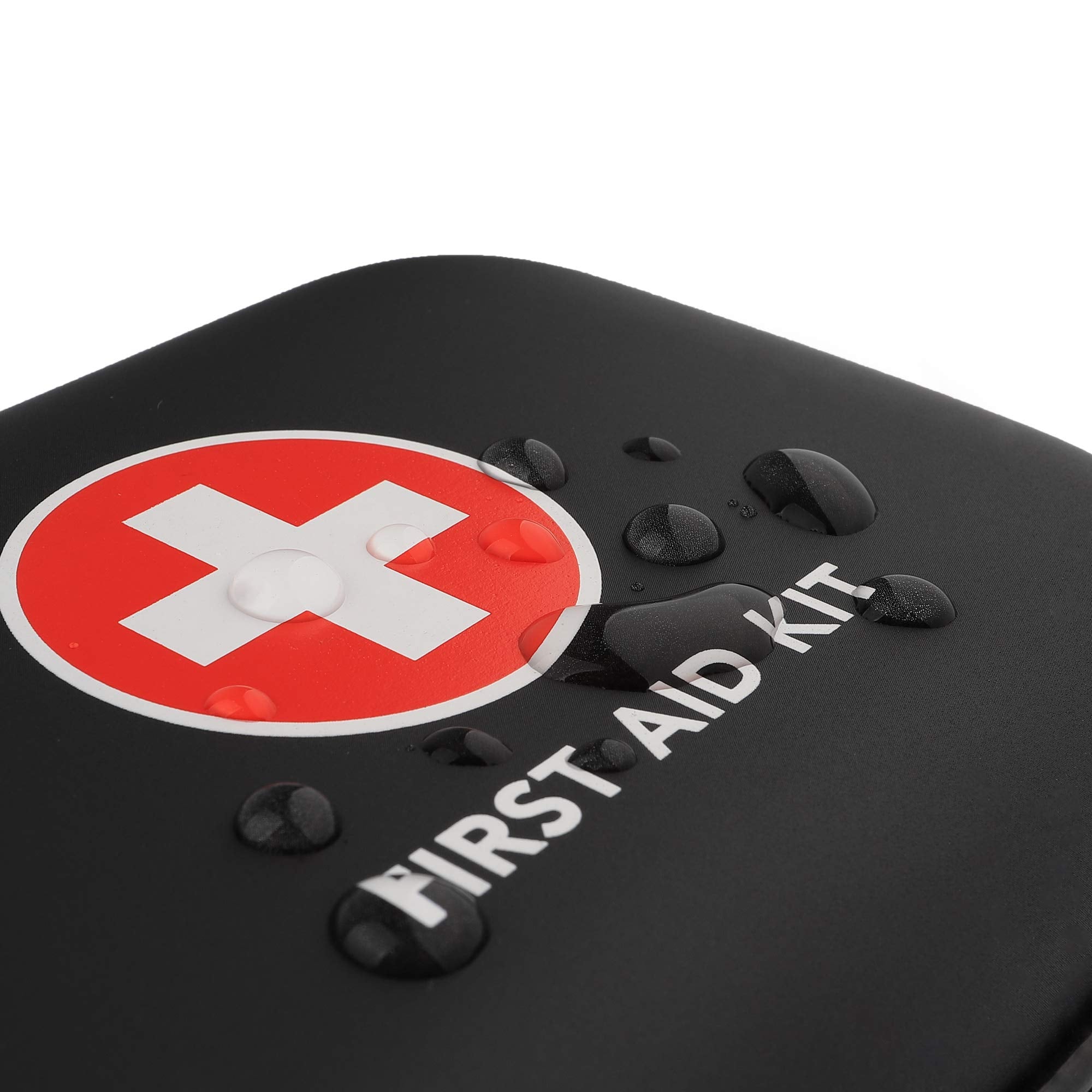 Mini First Aid Kit, 100 Pieces Water-Resistant Hard Shell Small Case - Perfect for Travel, Outdoor, Home, Office, Camping, Hiking, Car
