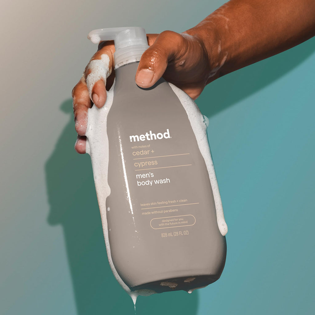 Method Men Body Wash, Glacier and Granite, Paraben and Phthalate Free, Quick-Lathering Cleansers