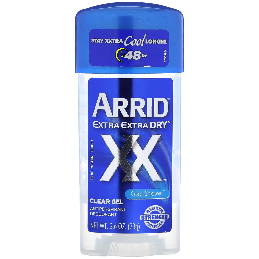 Arrid Deodorant 2.6 Ounce Gel Clr Xx Cool Shower (76ml) (2 Pack)
