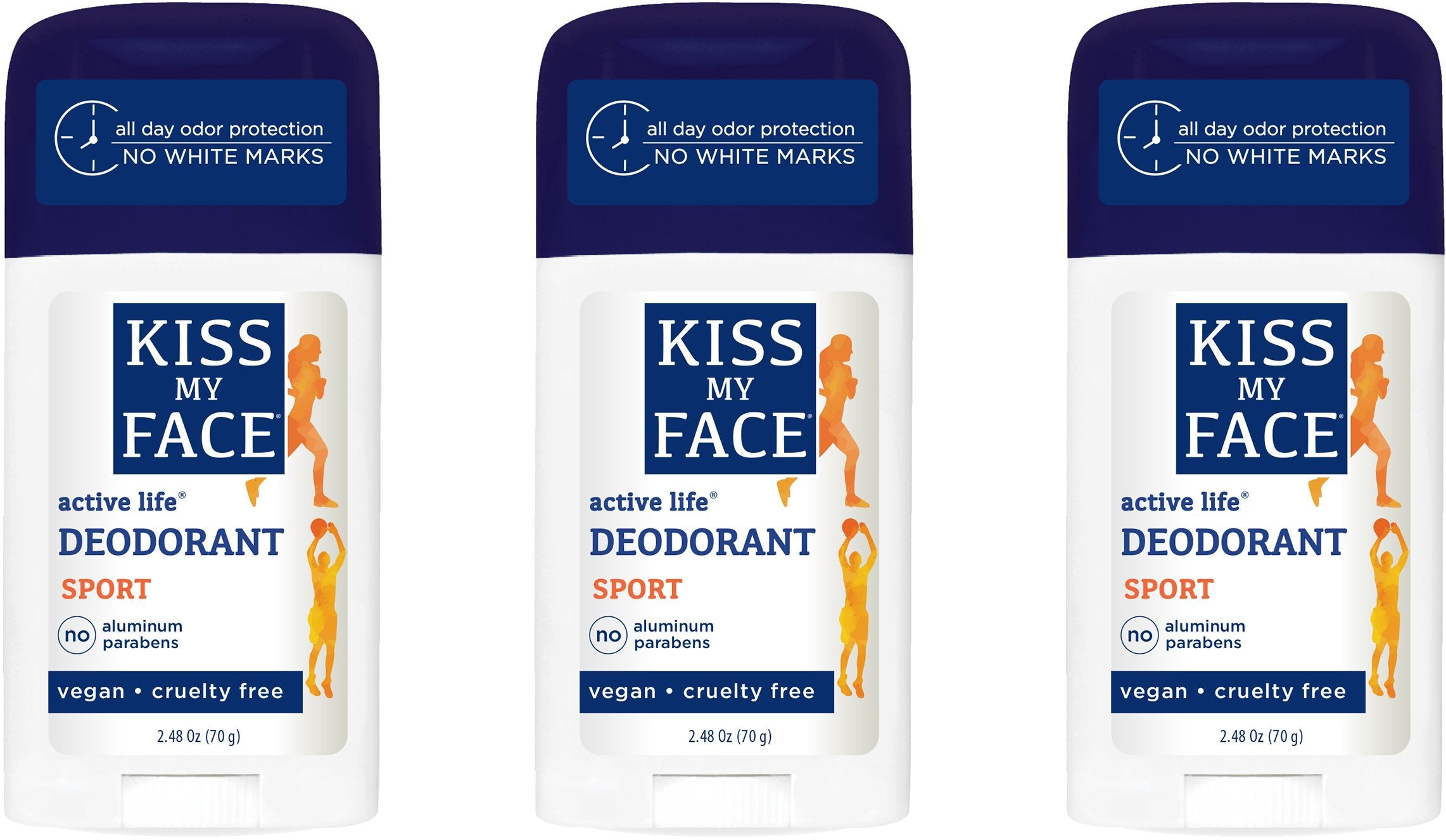 Kiss My Face Active Life Lavender Deodorant - Aluminum Free Deodorant for Women and Men - With added Grapefruit Seed Extract, Rosemary and Sage