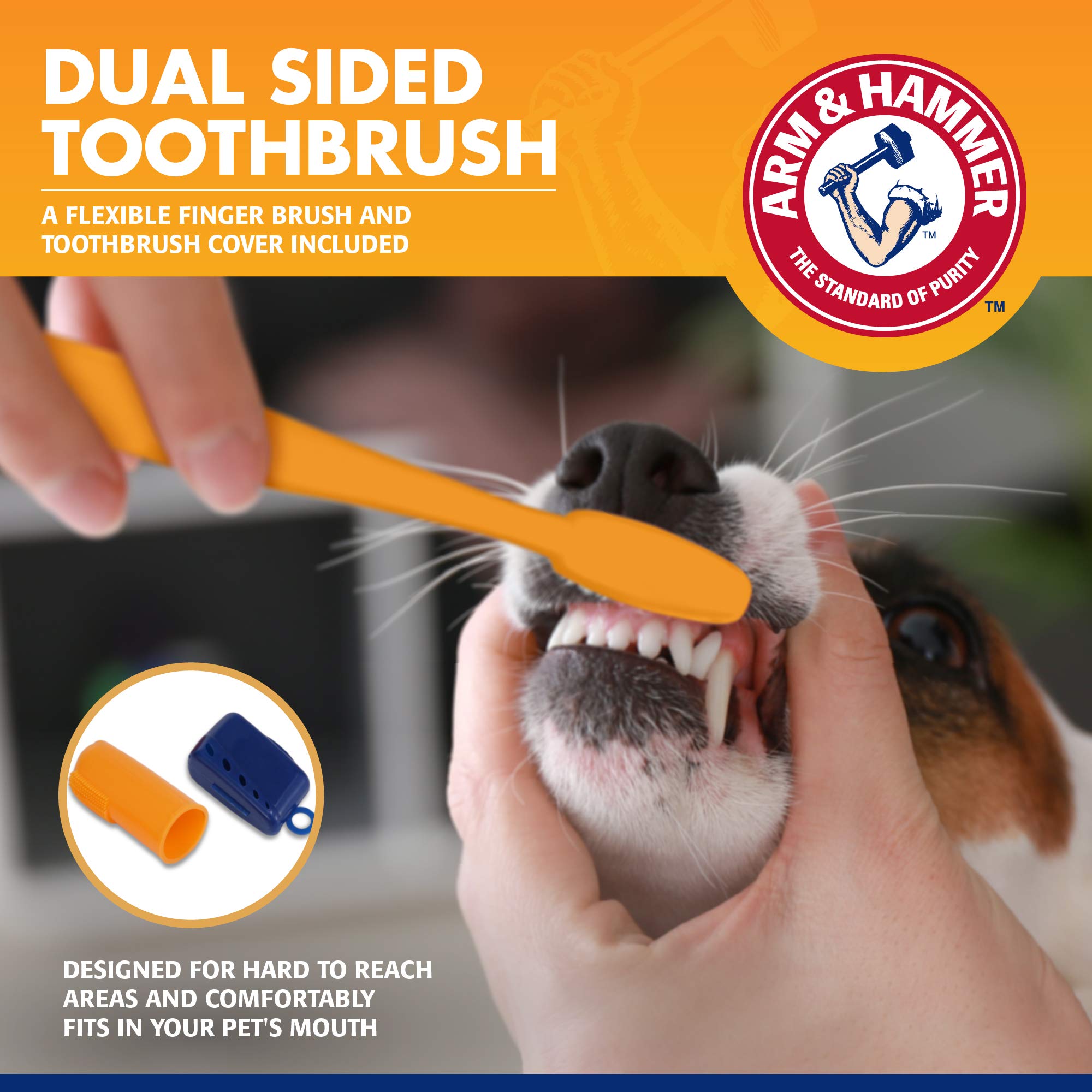 Arm & Hammer for Pets Tartar Control Kit for Dogs | Contains Toothpaste