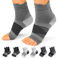 Plantar Fasciitis Sock (6 Pairs) for Men and Women, Compression Foot Sleeves with Arch and Ankle Support