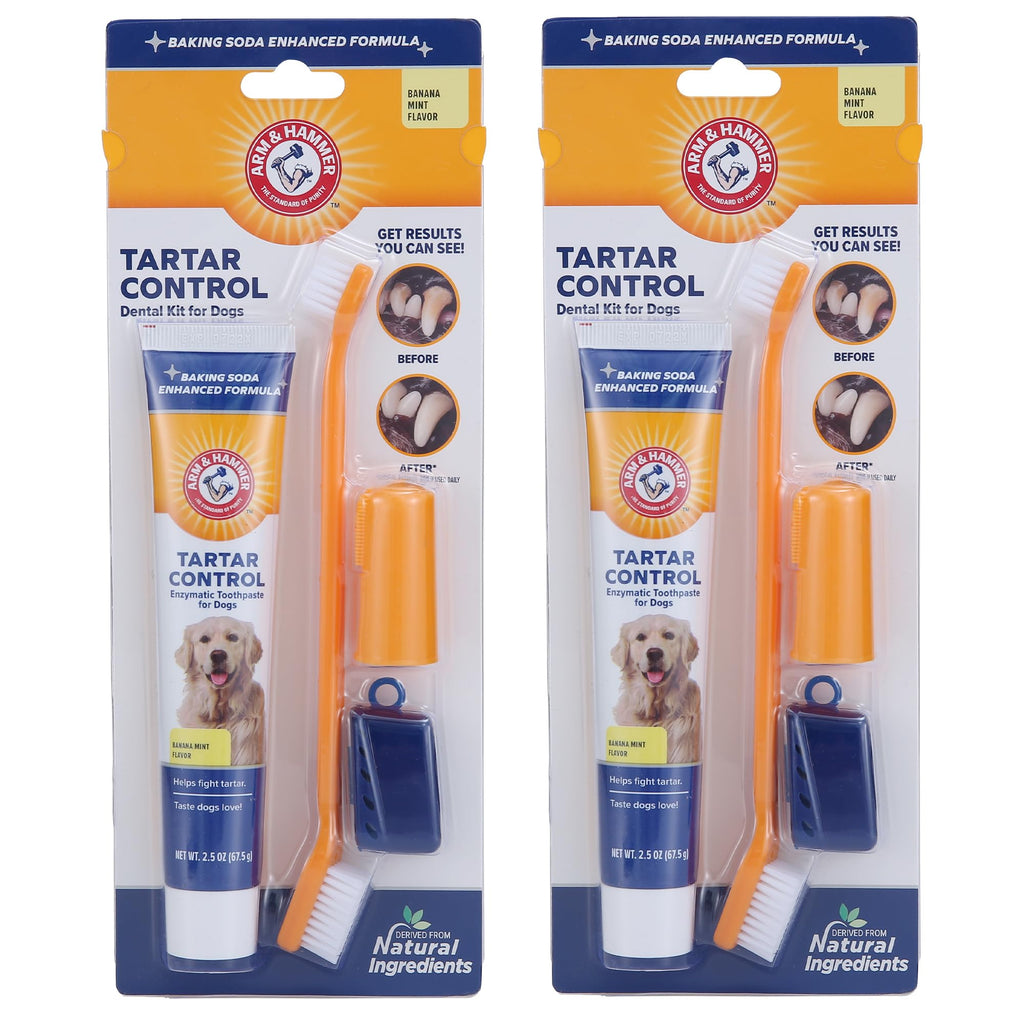 Arm & Hammer for Pets Tartar Control Kit for Dogs | Contains Toothpaste