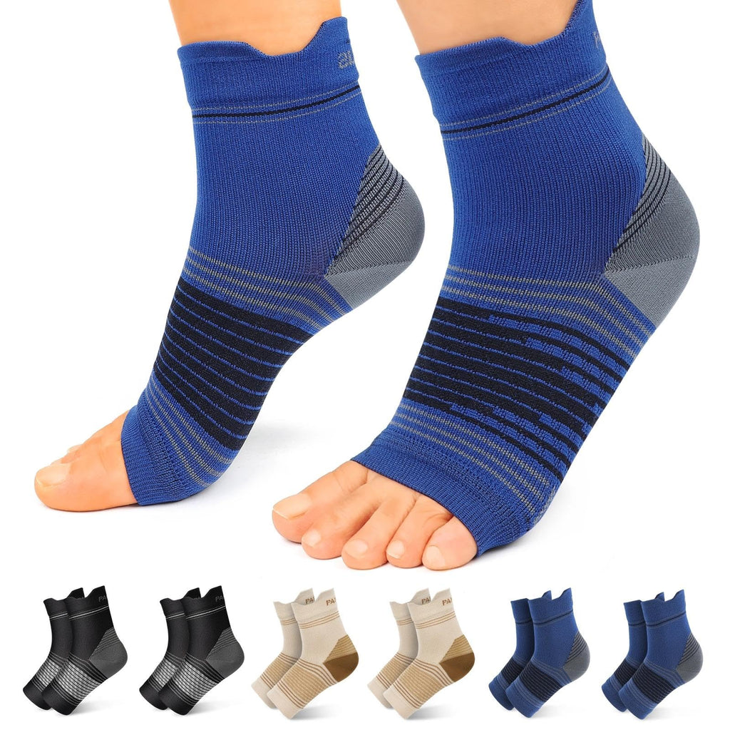 Plantar Fasciitis Sock (6 Pairs) for Men and Women, Compression Foot Sleeves with Arch and Ankle Support