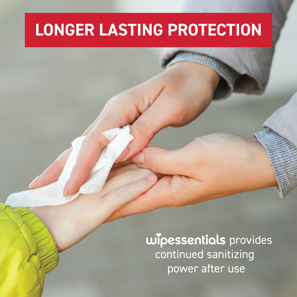 WipeEssentials Hand Sanitizer Wipes, Hand Wipes for Adults and Kids, Travel Essentials