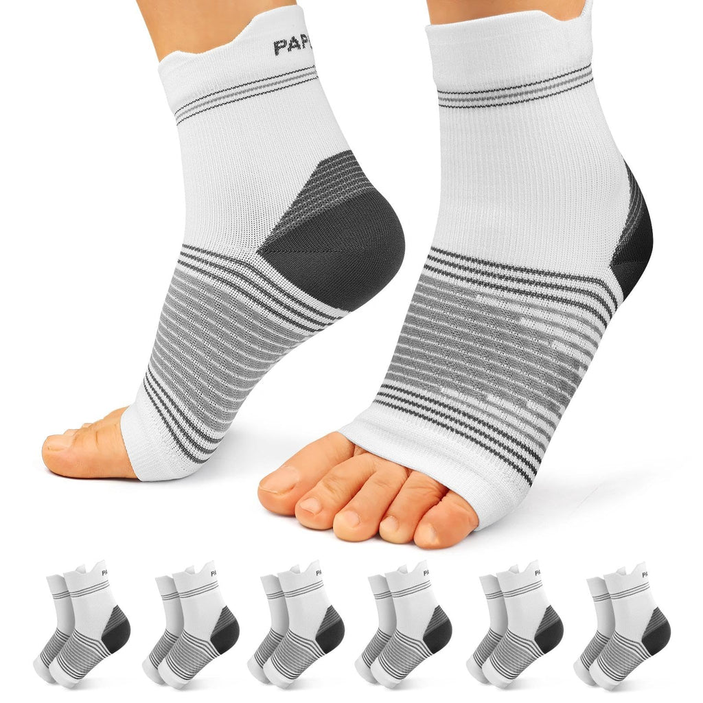 Plantar Fasciitis Sock (6 Pairs) for Men and Women, Compression Foot Sleeves with Arch and Ankle Support